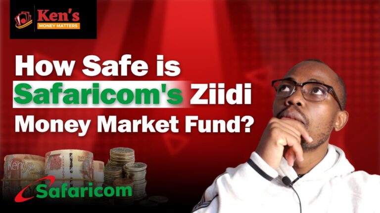 Picture of a man wondering if Safaricom's Ziidi Money Market fund is safe for investing.